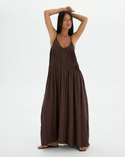 Gima Pleats Maxi Dress